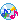 pixel art of a cd spinning with two musical notes floating with it.