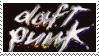 stamp for the music duo daft punk.