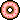 pixel art of a pink doughnut. bites are taken out of it until it is completely gone.