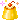 pixel art of a yellow flan bouncing up and down slightly.