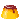 pixel art of a yellow and brown flan jiggling.