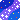 pixel art of blue night sky glittering with white stars.