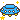 pixel art of a blue-grey flying saucer with yellow lights. it is surrounded by yellow stars or glitter.