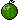 pixel art of a green watermelon. it is first whole then in the next frame is cut in half down the middle showing the pink inside.